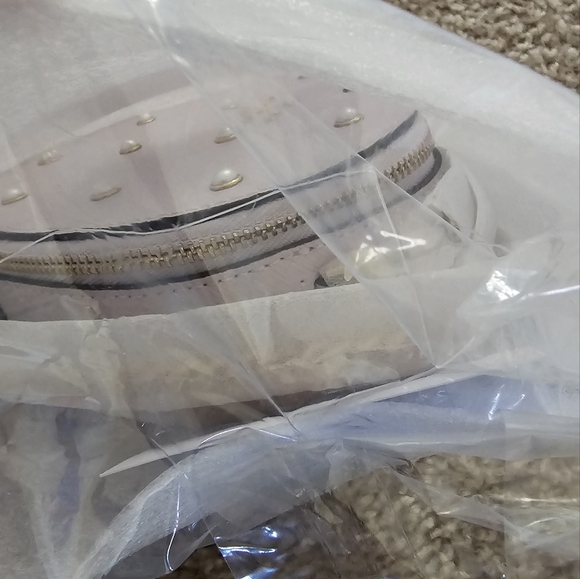 Kate Spade ♠️ Love Shack Mini Heart Crossbody Lilac Moonlight Multi Purse - Picture 4 of 6